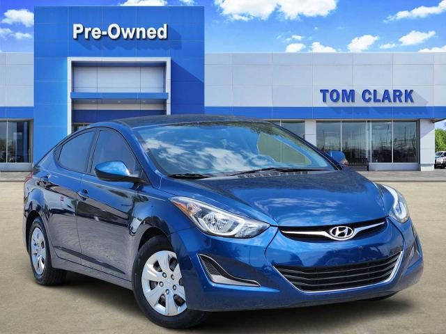 Windy Sea Blue 2016 Hyundai Elantra Sedan Front-Wheel Drive Automatic