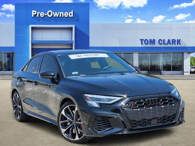 Black 2024 Audi S3 Sedan All-Wheel Drive Automatic