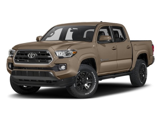 Black 2017 Toyota Tacoma SR5 V6 Double Cab 4WD Pickup Truck Four-Wheel Drive 6-Speed Automatic