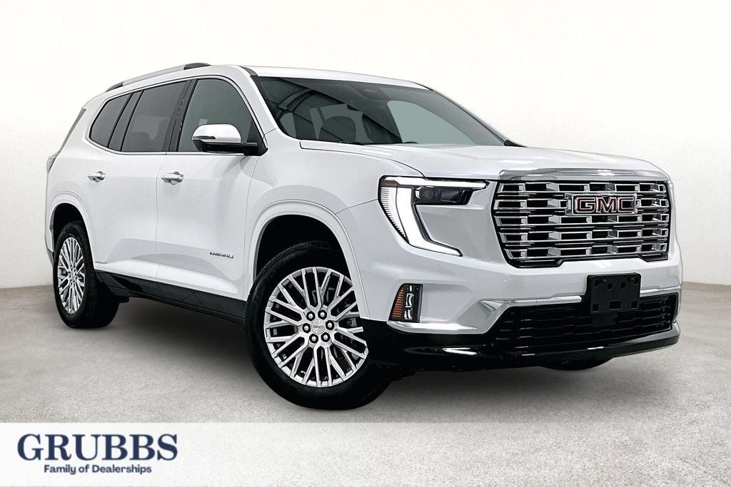 White Frost Tricoat 2025 GMC Acadia SUV / Crossover Front-Wheel Drive 8-Speed Automatic