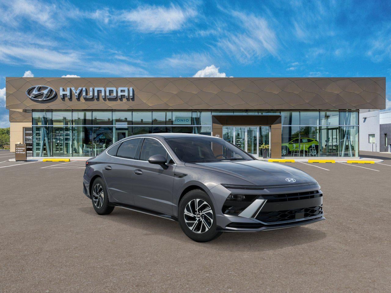 Transmission Blue 2026 Hyundai Sonata Hybrid Sedan Front-Wheel Drive 6-Speed Automatic