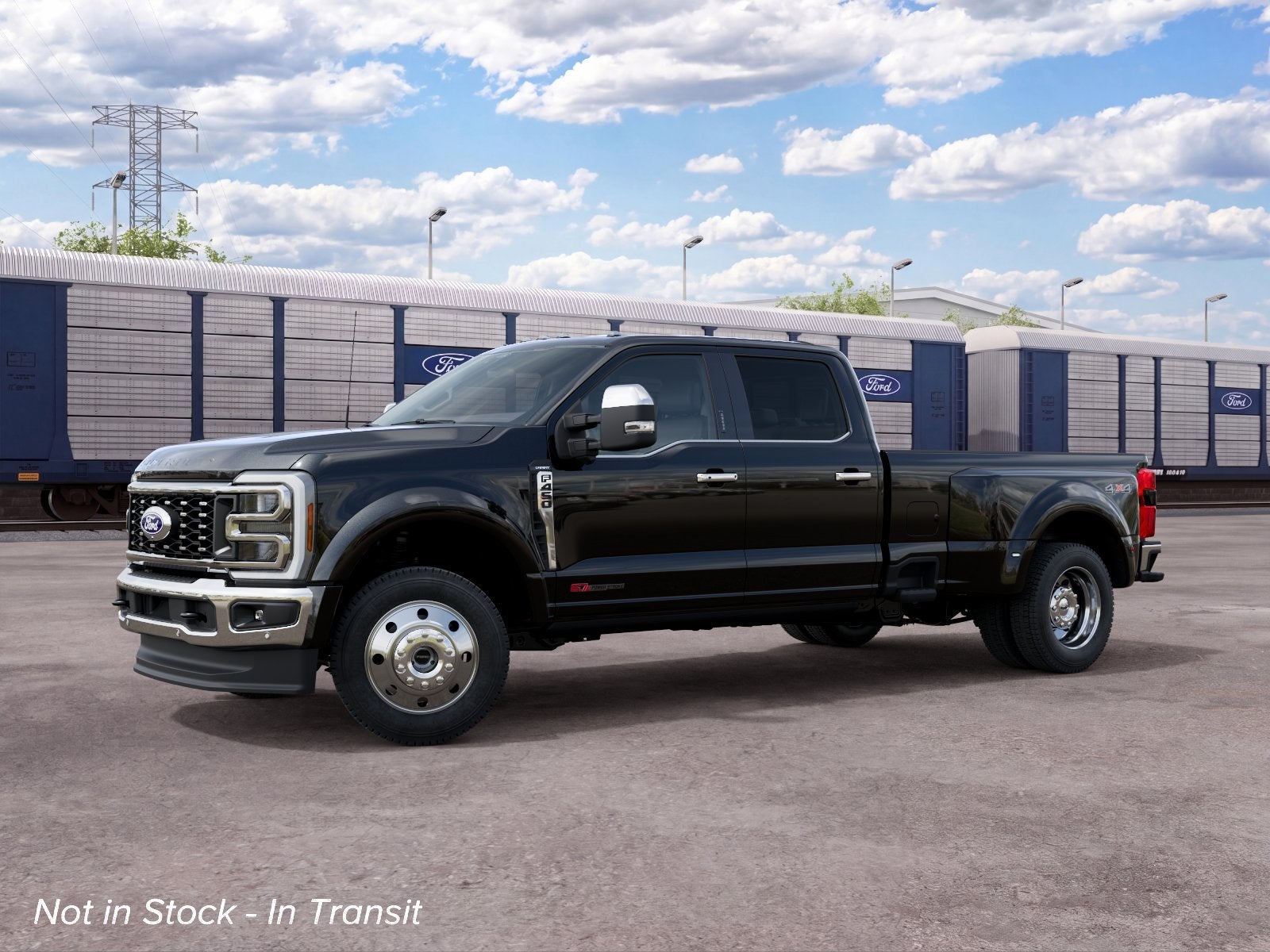 Agate Black Metallic 2027 Ford F-450 Super Duty Pickup Truck Four-Wheel Drive Automatic