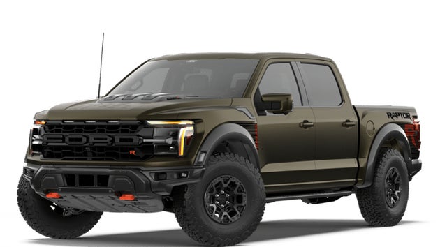 Shelter Green 2026 Ford F-150 Raptor SuperCrew 4WD Pickup Truck Four-Wheel Drive Automatic