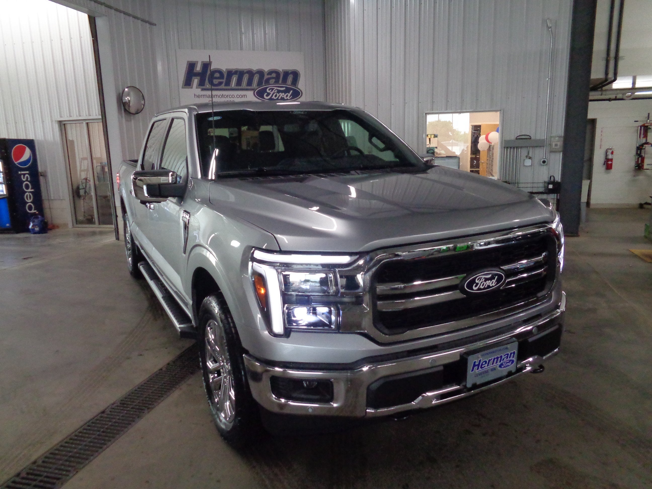 Iconic Silver Metallic 2026 Ford F-150 Pickup Truck Four-Wheel Drive Automatic