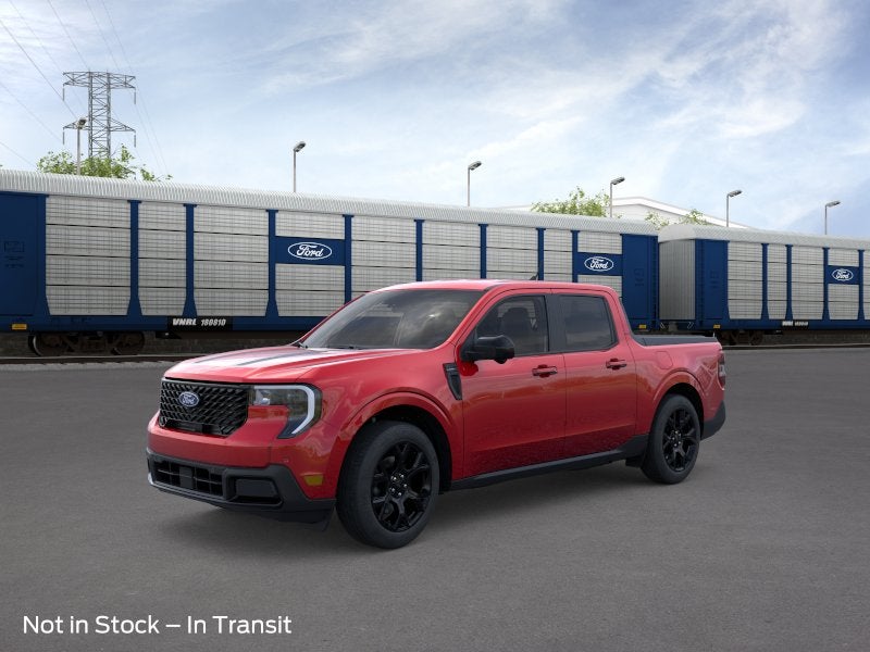 Ruby Red Metallic Tinted Clearcoat 2026 Ford Maverick Lariat SuperCrew AWD Pickup Truck All-Wheel Drive 8-Speed Automatic