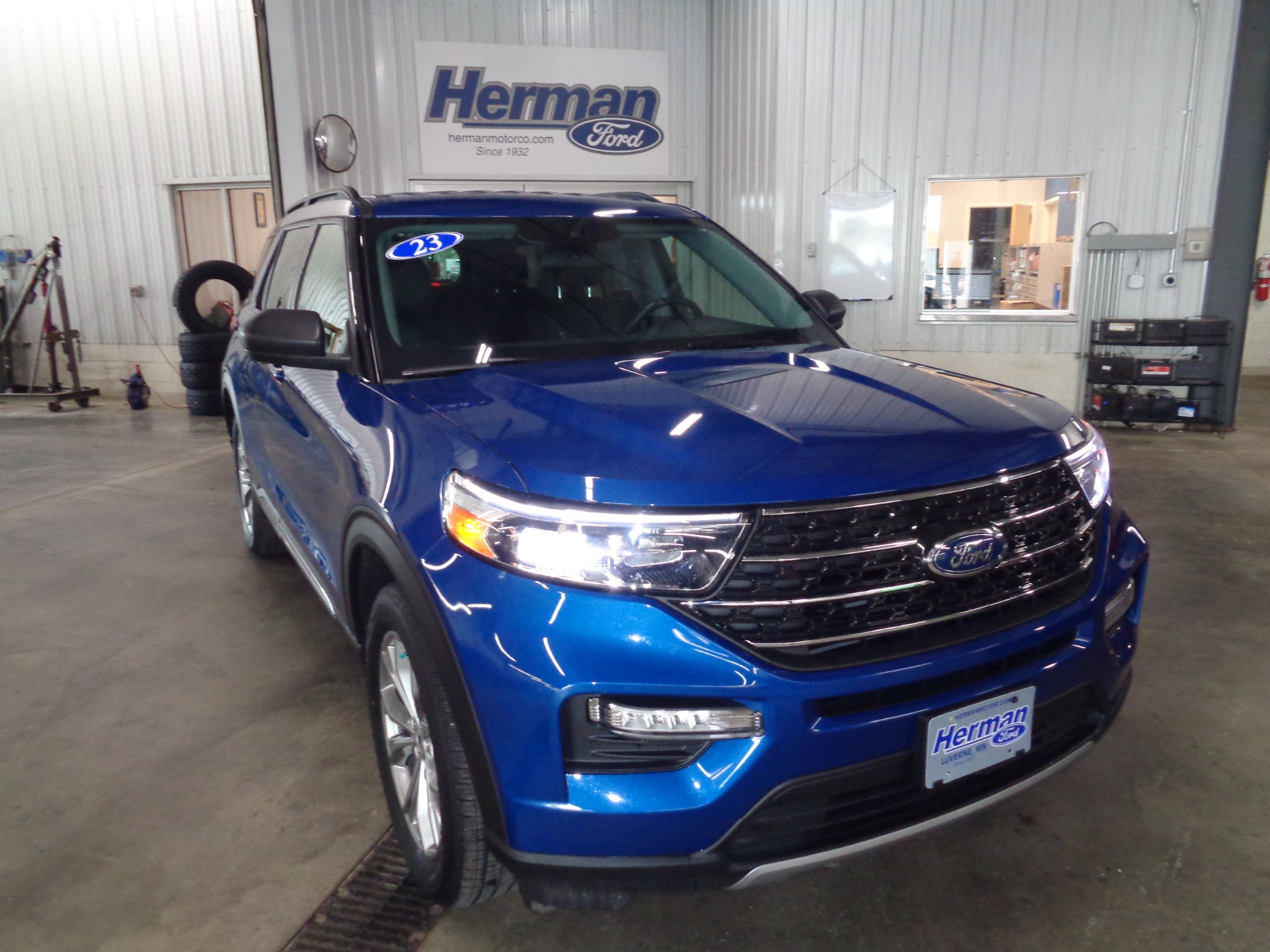 Blue 2023 Ford Explorer SUV / Crossover All-Wheel Drive Automatic
