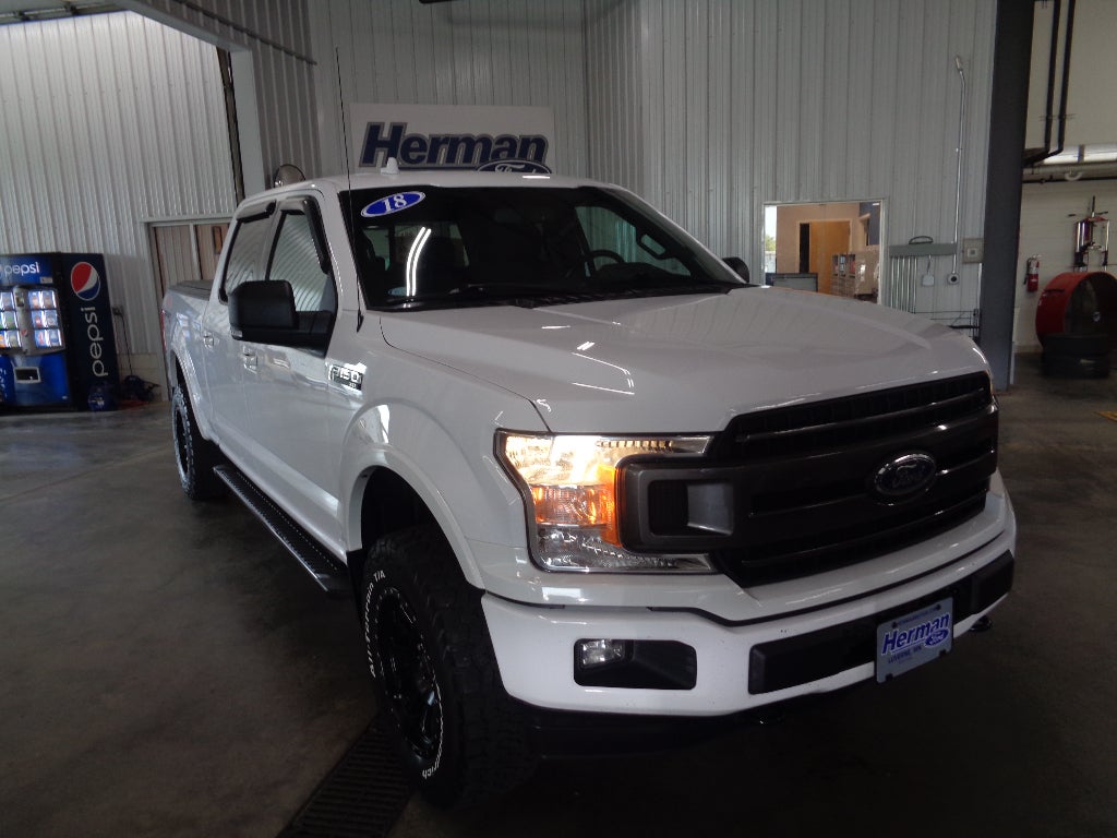 White 2018 Ford F-150 Pickup Truck Four-Wheel Drive Automatic