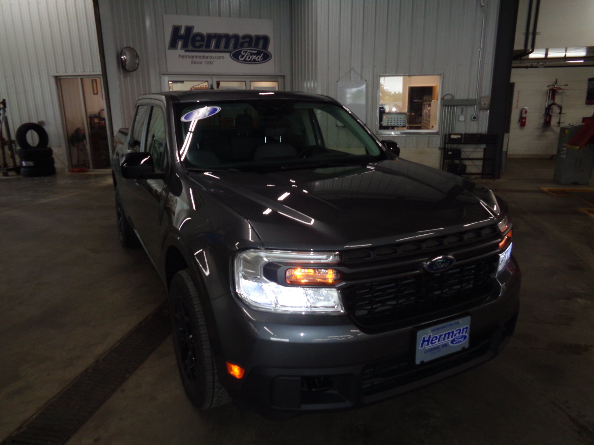 Gray 2024 Ford Maverick Pickup Truck All-Wheel Drive Automatic