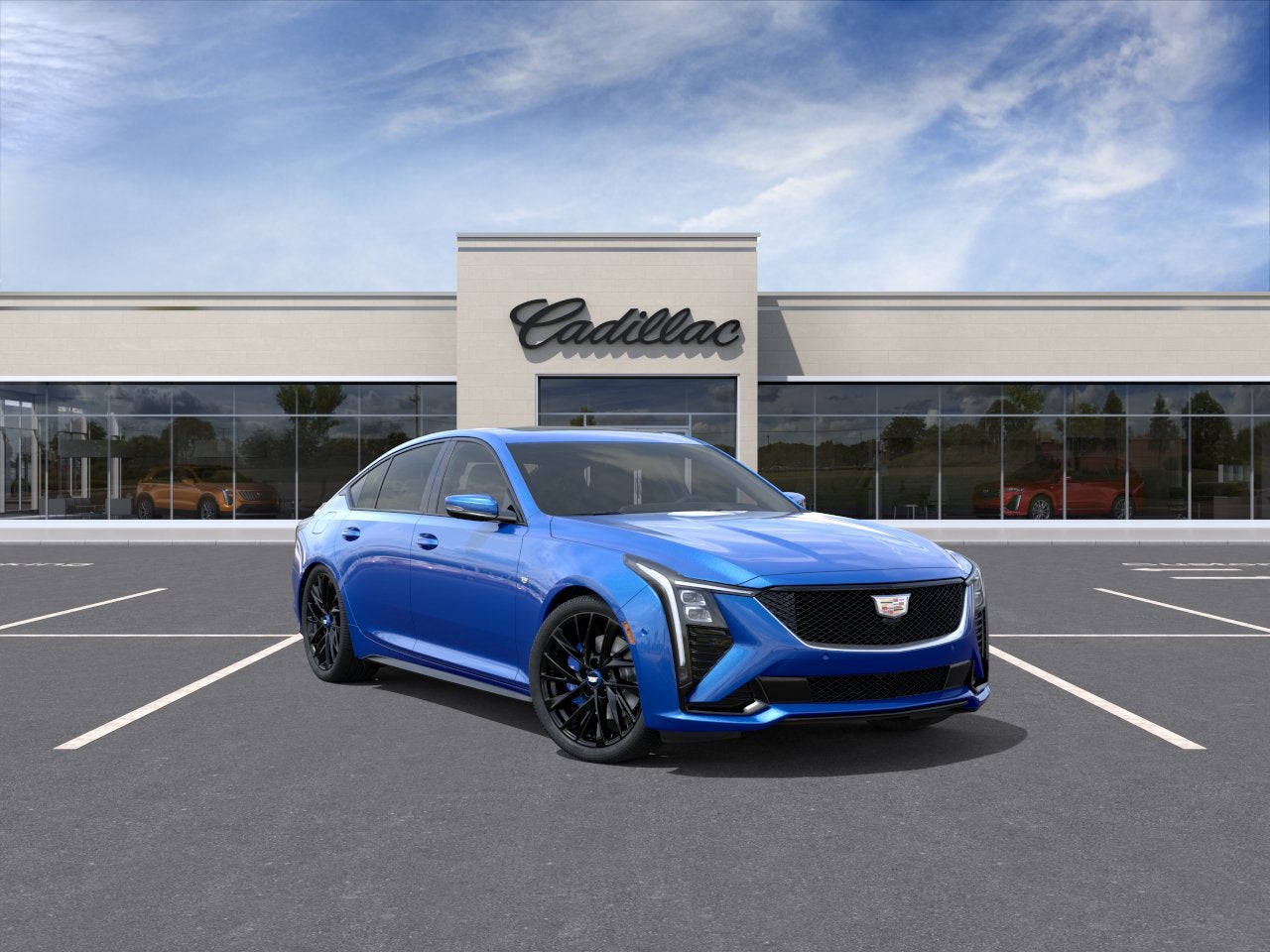 Coastal Blue Metallic 2026 Cadillac CT5 Sedan All-Wheel Drive Automatic