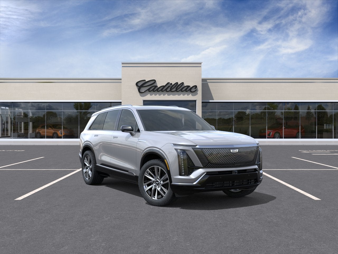 Argent Silver Metallic 2027 Cadillac VISTIQ SUV / Crossover All-Wheel Drive Automatic