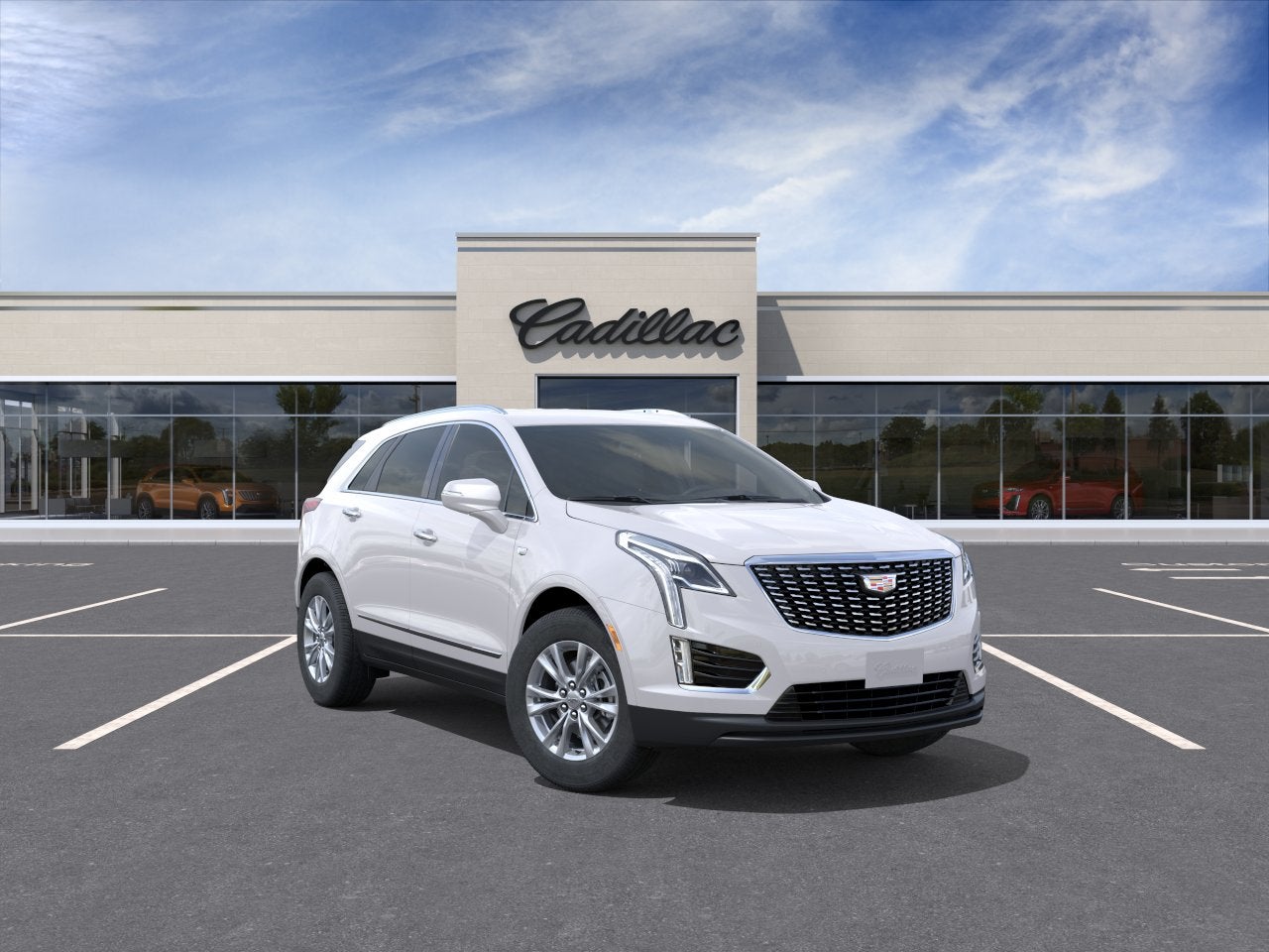 Crystal White Tricoat 2026 Cadillac XT5 SUV / Crossover Four-Wheel Drive Automatic
