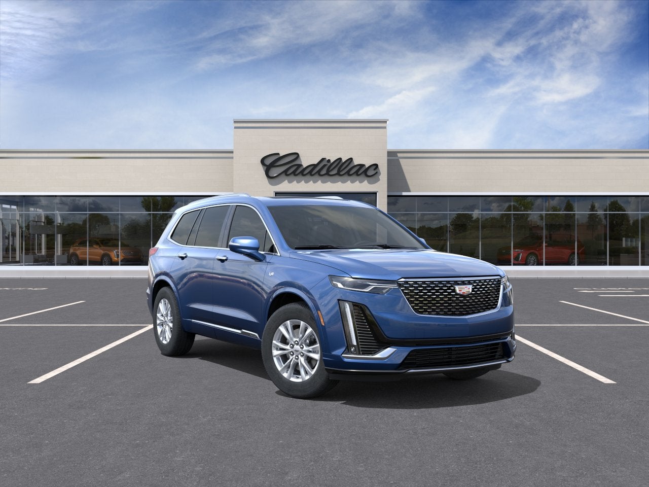 Opulent Blue Metallic 2025 Cadillac XT6 Luxury AWD SUV / Crossover Four-Wheel Drive Automatic
