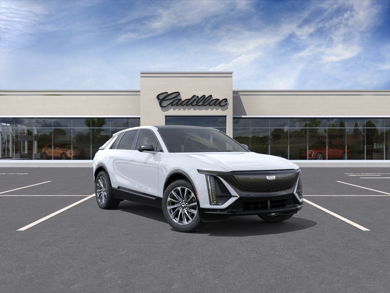 Vibrant White Tricoat 2027 Cadillac LYRIQ SUV / Crossover All-Wheel Drive Automatic