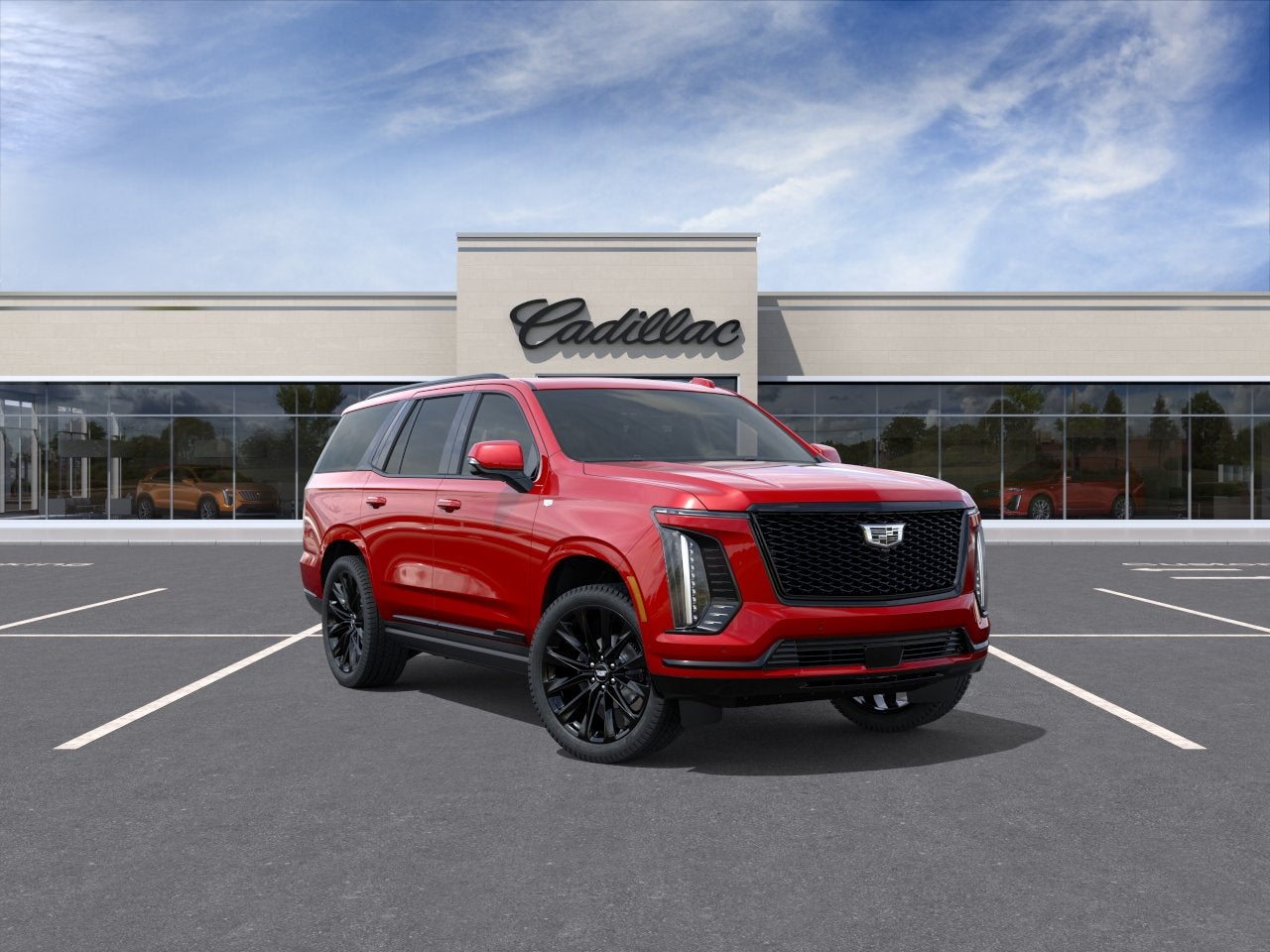 Radiant Red Tintcoat 2026 Cadillac Escalade SUV / Crossover Four-Wheel Drive Automatic