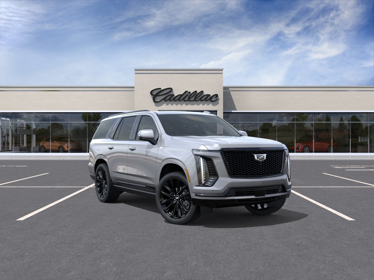 Argent Silver Metallic 2026 Cadillac Escalade SUV / Crossover Four-Wheel Drive Automatic
