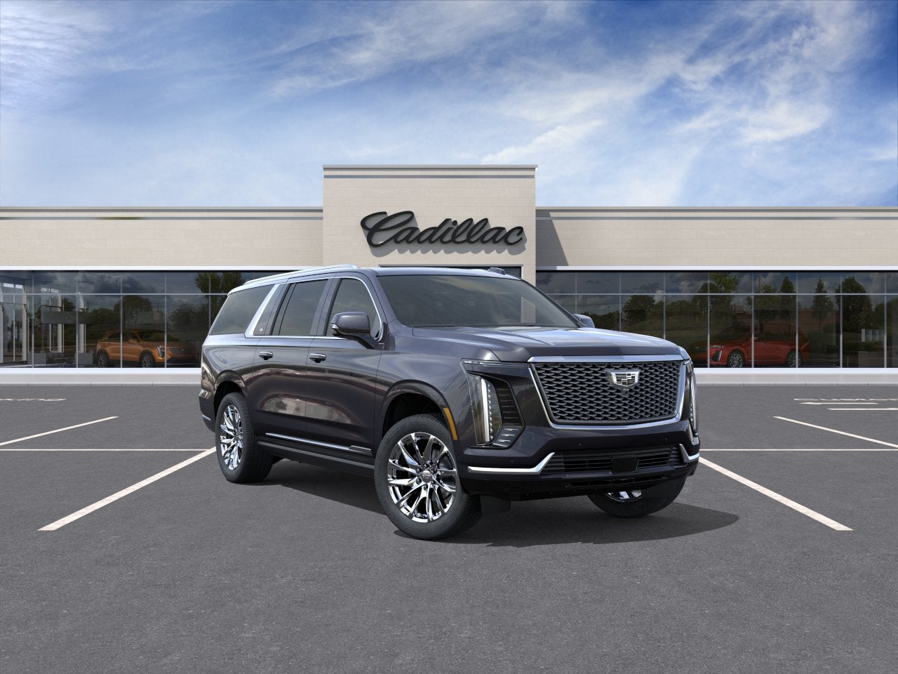 Galactic Gray Metallic 2026 Cadillac Escalade ESV SUV / Crossover Four-Wheel Drive Automatic
