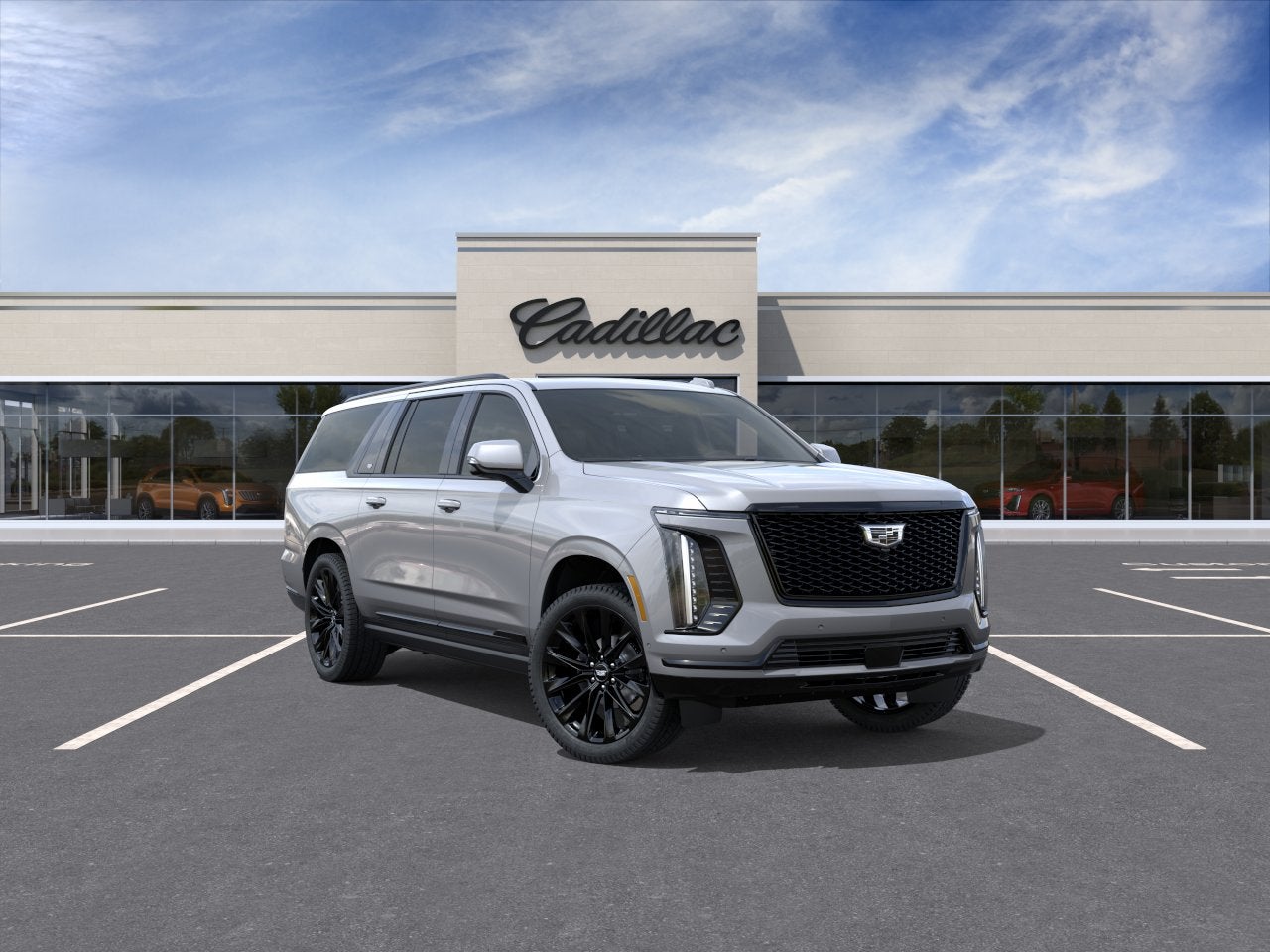 Argent Silver Metallic 2026 Cadillac Escalade ESV SUV / Crossover Four-Wheel Drive Automatic