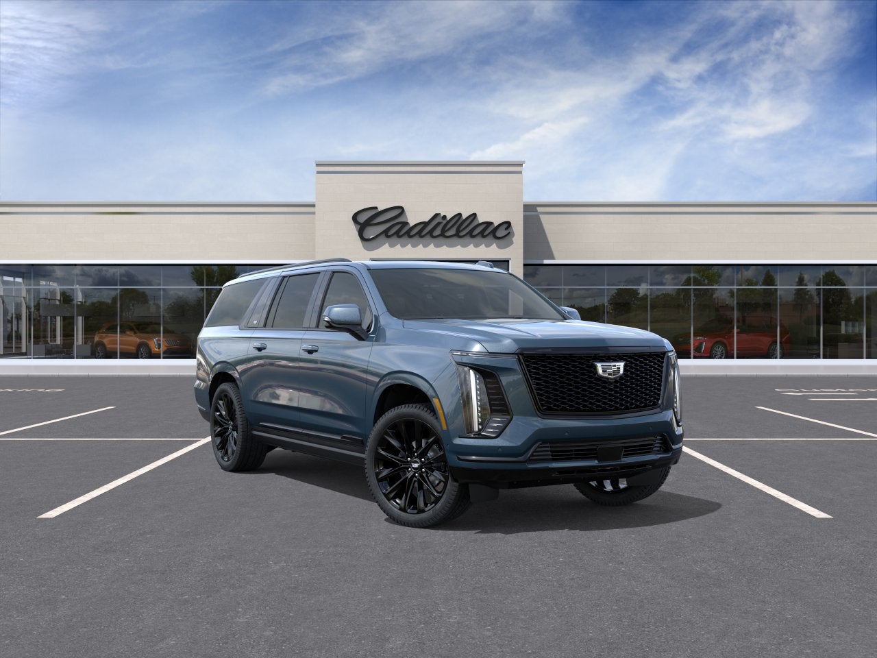 Deep Sea Metallic 2026 Cadillac Escalade ESV SUV / Crossover Four-Wheel Drive Automatic