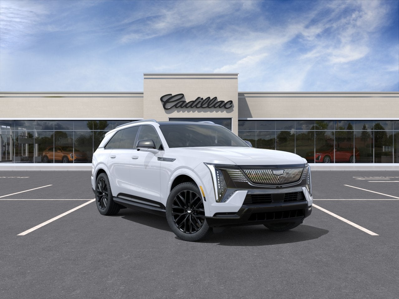 Vibrant White Tricoat 2026 Cadillac Escalade IQ SUV / Crossover All-Wheel Drive Automatic
