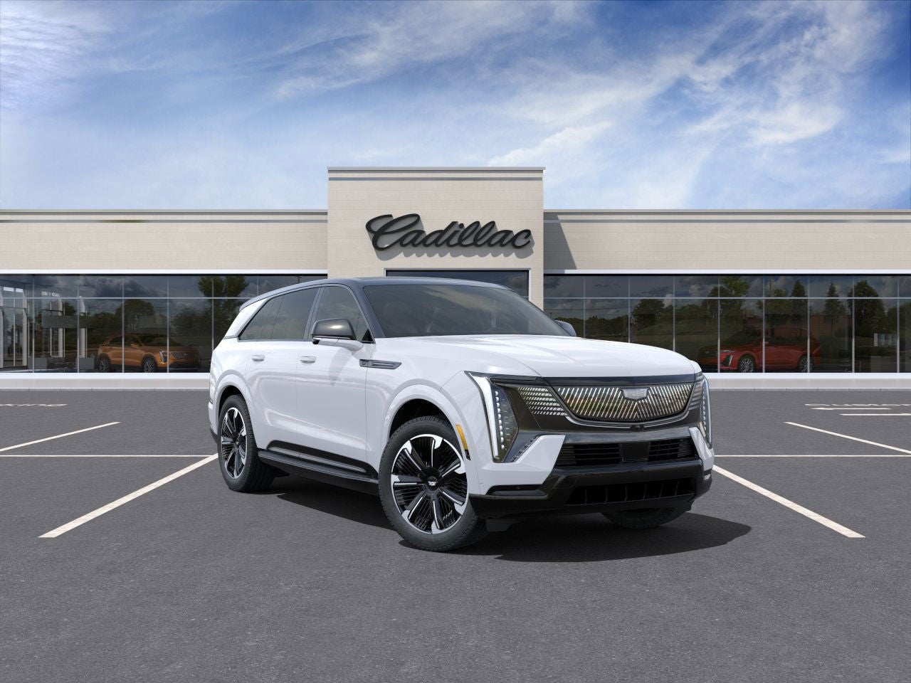 Summit White 2025 Cadillac Escalade IQ SUV / Crossover All-Wheel Drive Automatic