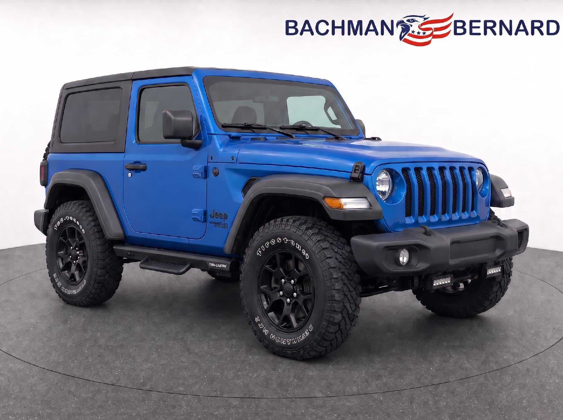 Blue 2021 Jeep Wrangler SUV / Crossover Four-Wheel Drive 