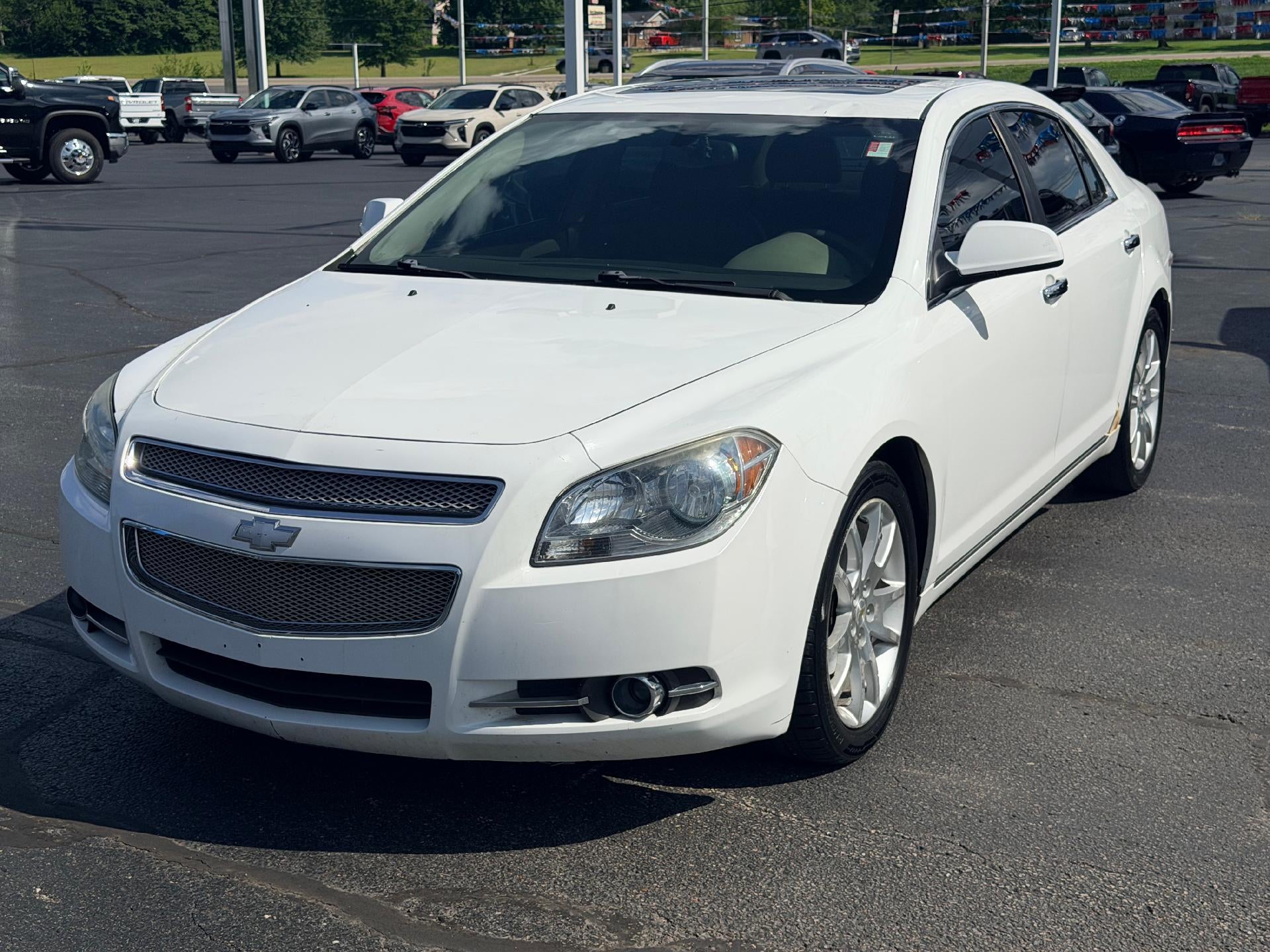 Summit White 2011 Chevrolet Malibu Sedan Front-Wheel Drive Automatic