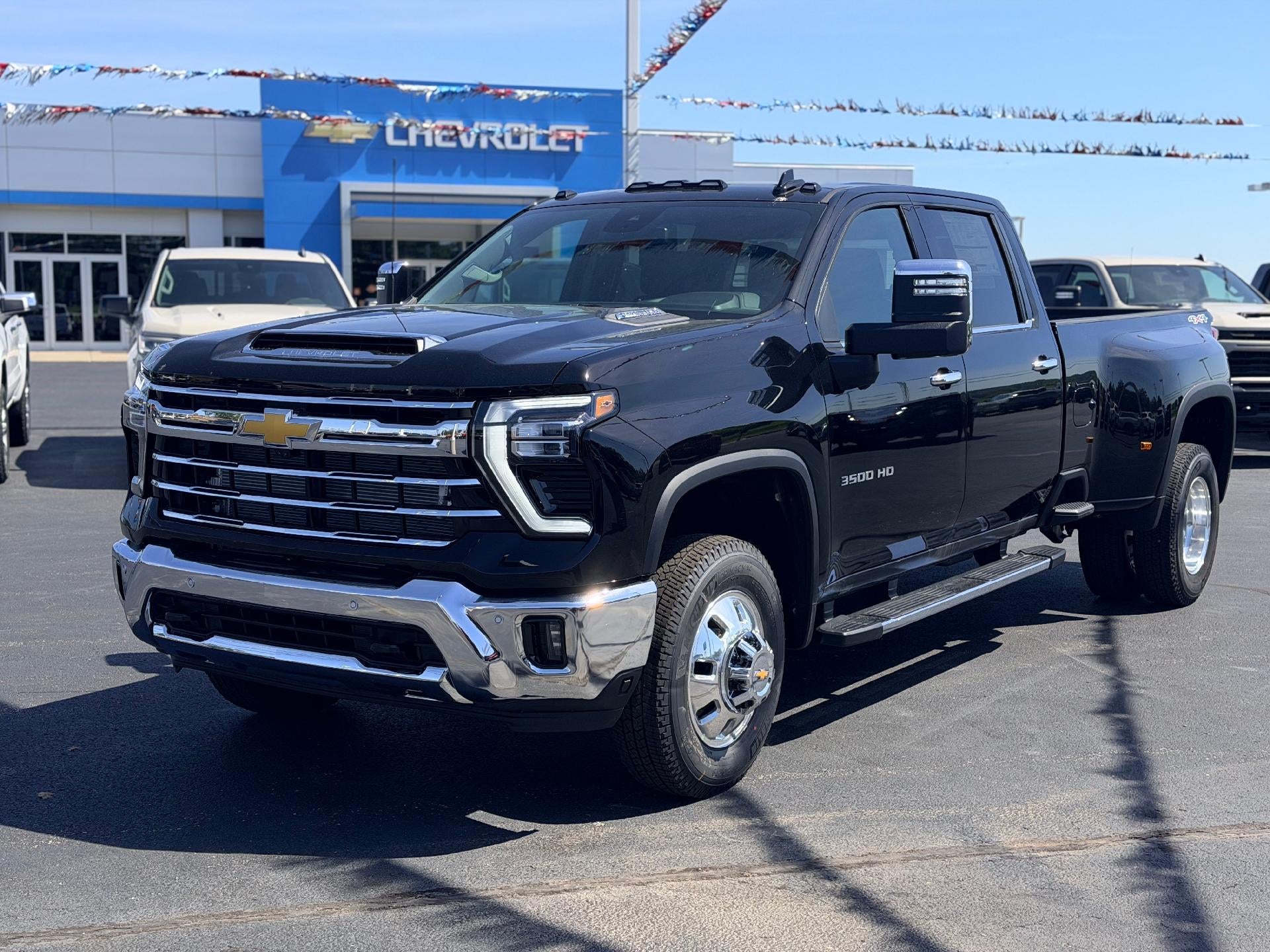 Black 2026 Chevrolet Silverado 3500HD Pickup Truck Four-Wheel Drive Automatic