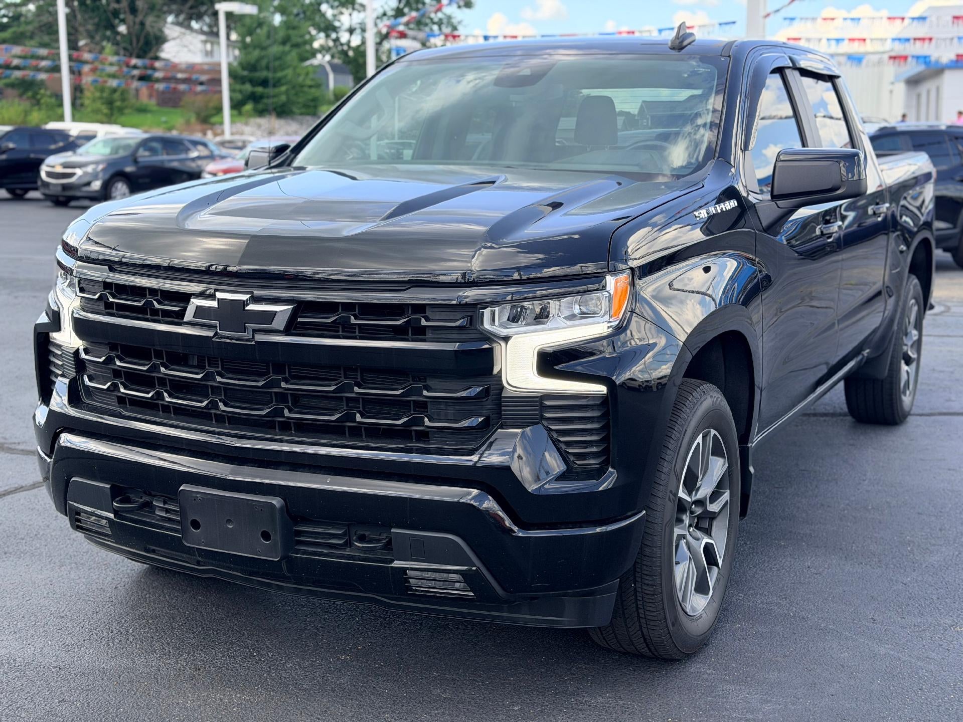 Black 2023 Chevrolet Silverado 1500 Pickup Truck Four-Wheel Drive Automatic