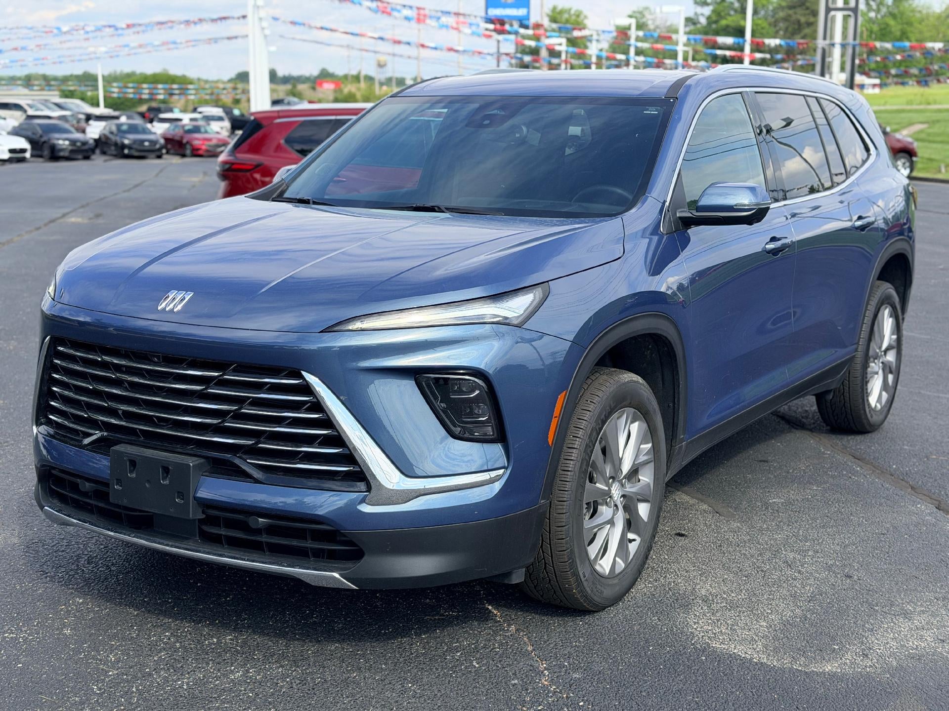 Ocean Blue Metallic 2025 Buick Enclave Preferred FWD SUV / Crossover Front-Wheel Drive Automatic