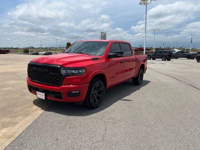 Flame Red Clearcoat 2025 RAM 1500 Pickup Truck Four-Wheel Drive Automatic