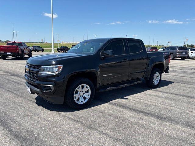 Black 2022 Chevrolet Colorado Pickup Truck Four-Wheel Drive Automatic