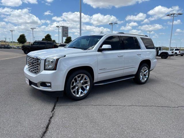 White Frost Tricoat 2019 GMC Yukon SUV / Crossover Four-Wheel Drive Automatic