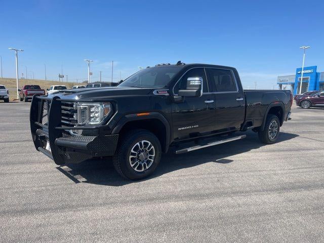 Onyx Black 2023 GMC Sierra 3500HD SLT Crew Cab 4WD Pickup Truck Four-Wheel Drive Automatic