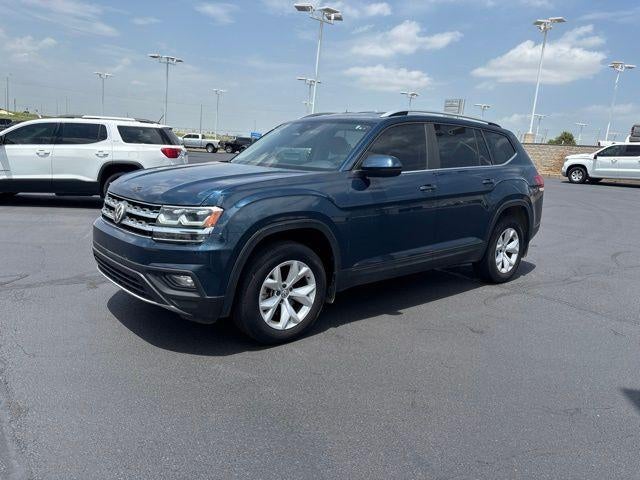 Tourmaline Blue Metallic 2018 Volkswagen Atlas SUV / Crossover All-Wheel Drive Automatic