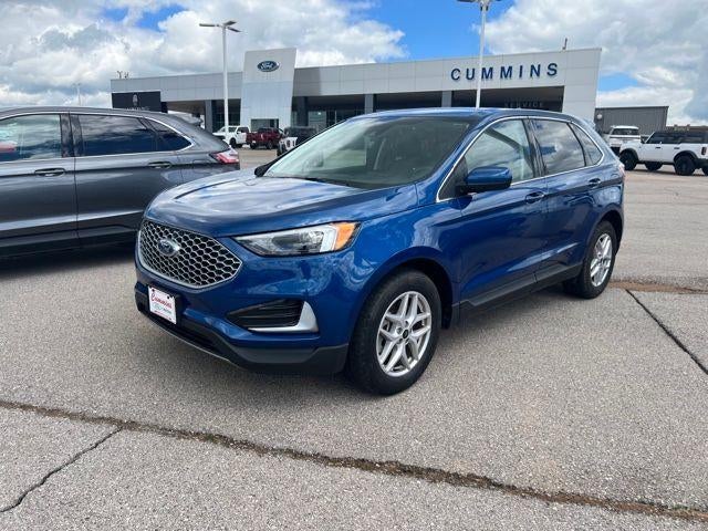 Blue Metallic 2024 Ford Edge SUV / Crossover All-Wheel Drive Automatic
