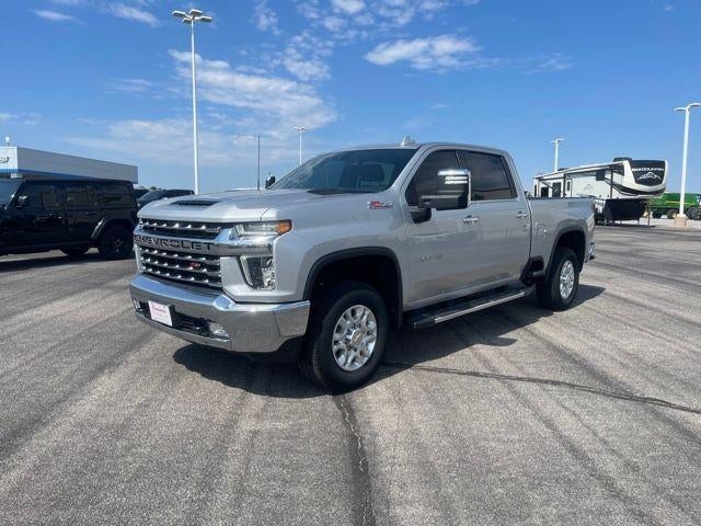 Silver Ice Metallic 2022 Chevrolet Silverado 2500HD LTZ Crew Cab 4WD Pickup Truck Four-Wheel Drive Automatic