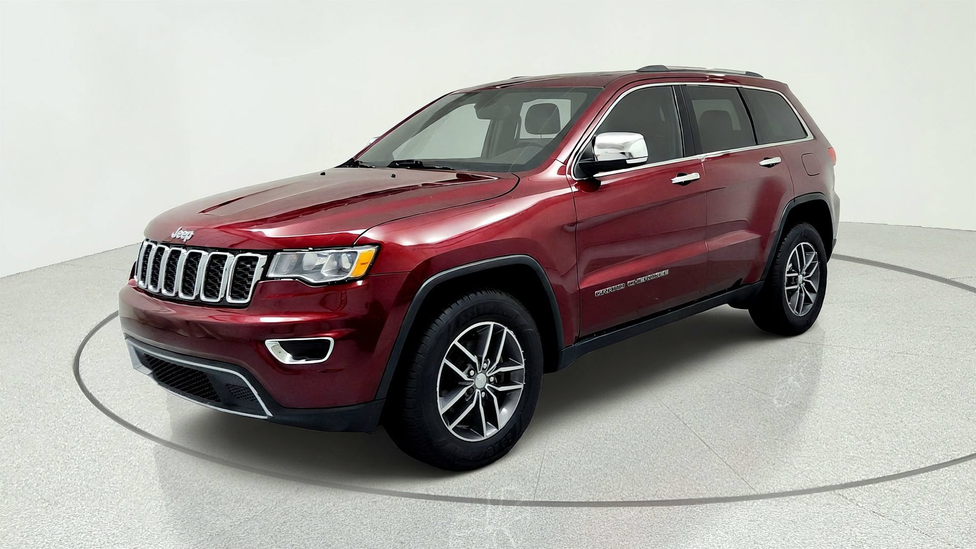 Red 2018 Jeep Grand Cherokee SUV / Crossover Four-Wheel Drive 8-Speed Automatic