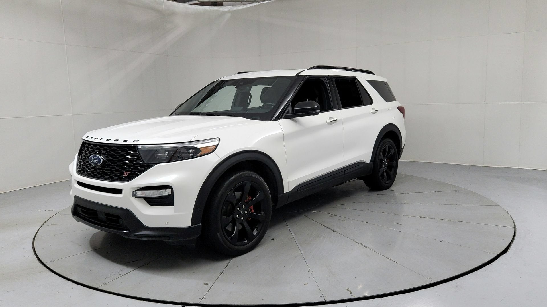 White 2021 Ford Explorer SUV / Crossover All-Wheel Drive Automatic