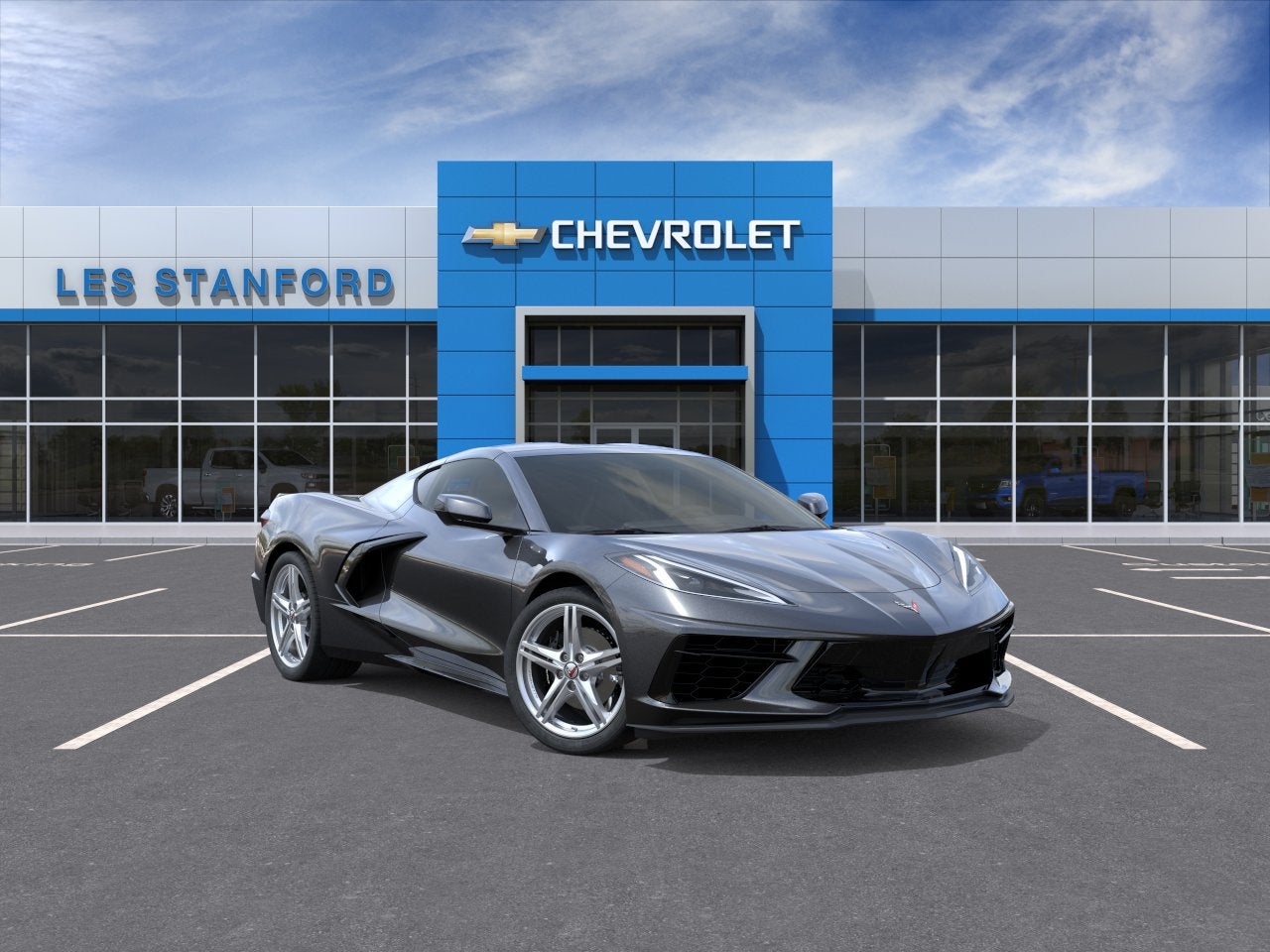 Pitch Gray Metallic 2027 Chevrolet Corvette Coupe Rear-Wheel Drive Automatic