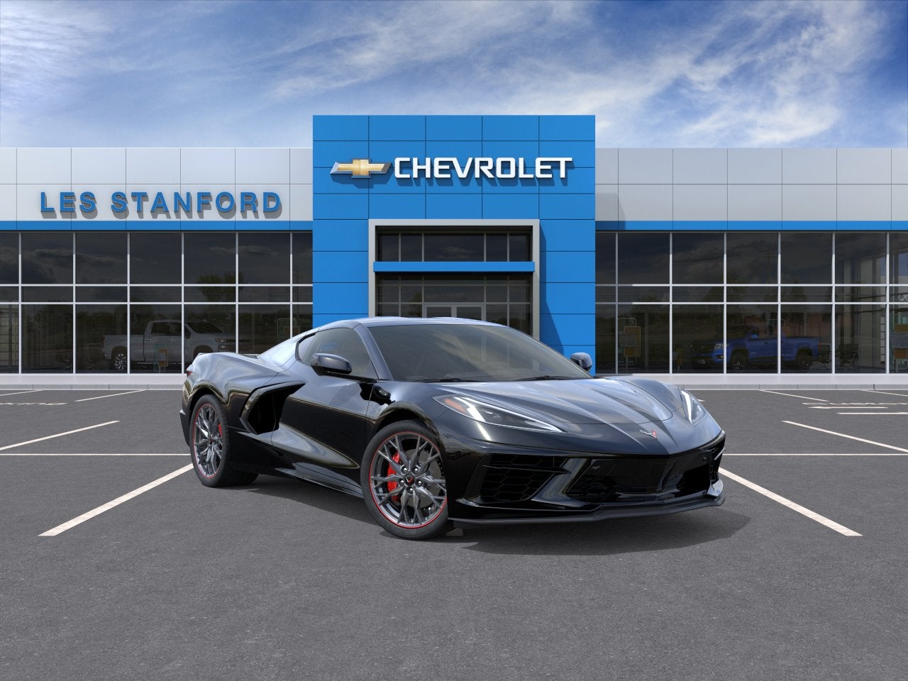 Black 2027 Chevrolet Corvette Coupe Rear-Wheel Drive Automatic