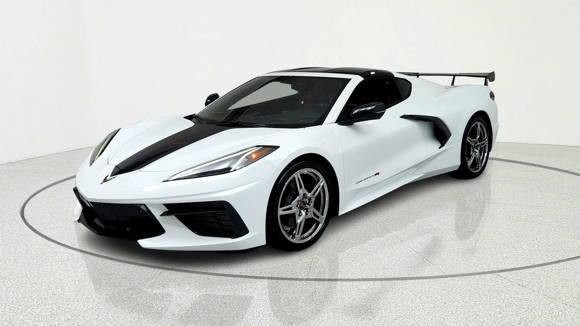 Arctic White 2023 Chevrolet Corvette Coupe Rear-Wheel Drive Automatic