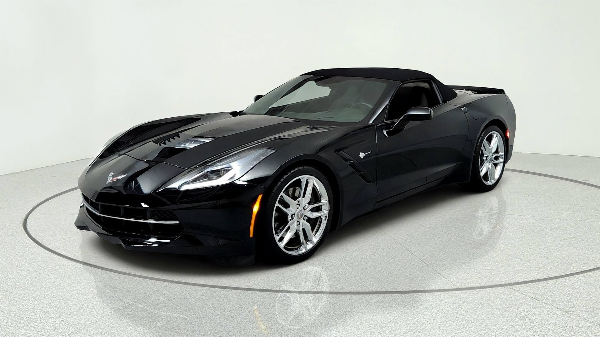 Black 2014 Chevrolet Corvette Convertible Rear-Wheel Drive Automatic
