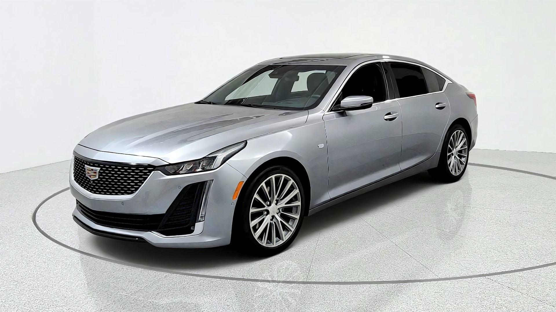 Argent Silver Metallic 2024 Cadillac CT5 Sedan All-Wheel Drive Automatic