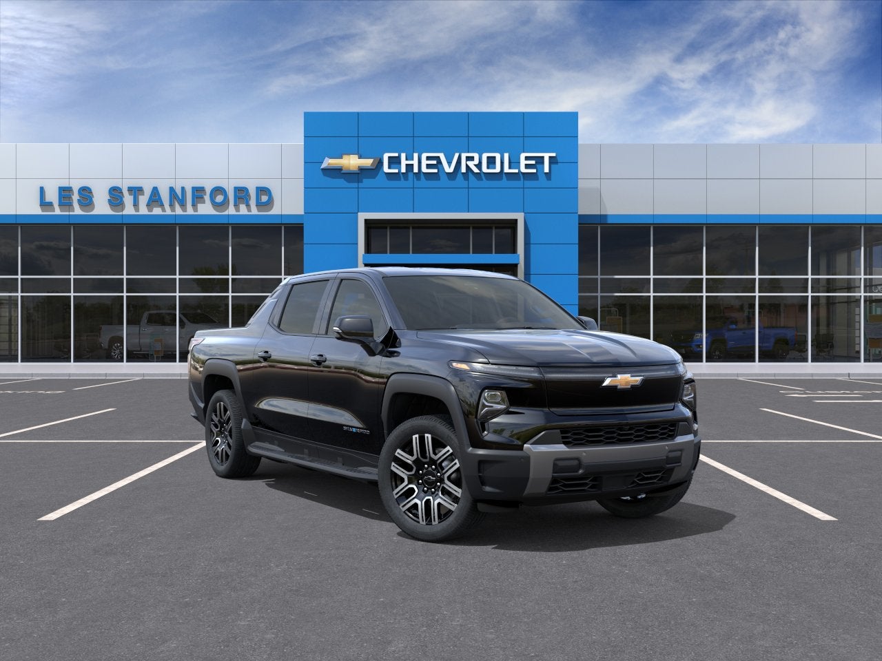 Black 2026 Chevrolet Silverado EV Pickup Truck All-Wheel Drive Automatic