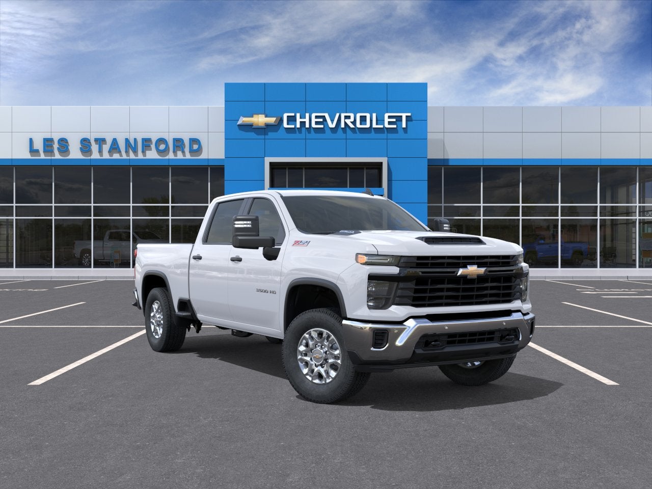 Summit White 2026 Chevrolet Silverado 3500HD Pickup Truck Four-Wheel Drive Automatic