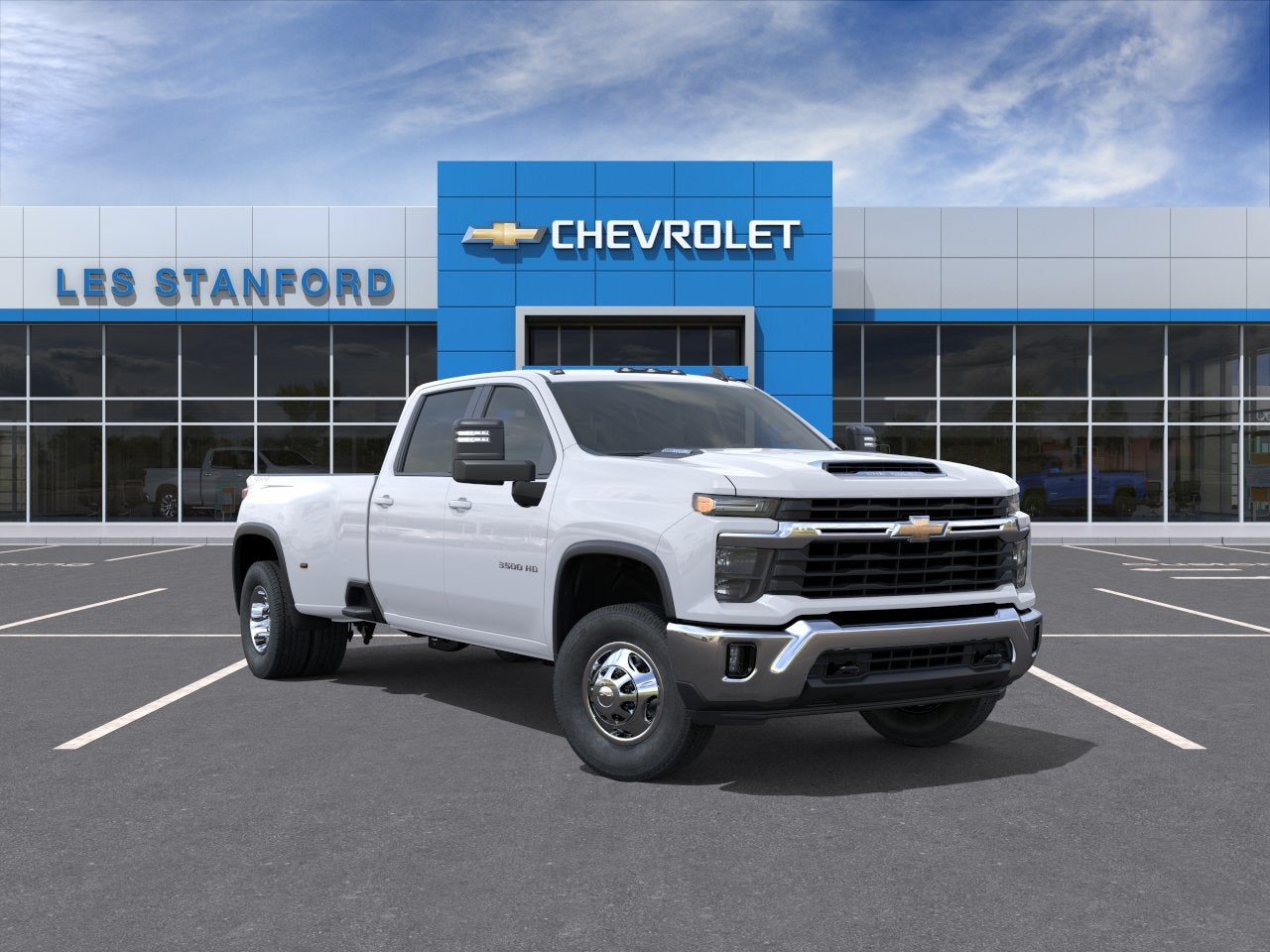 Summit White 2026 Chevrolet Silverado 3500HD Pickup Truck Four-Wheel Drive Automatic