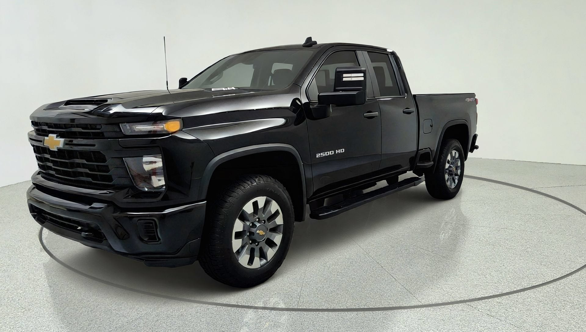 Black 2024 Chevrolet Silverado 2500HD Pickup Truck Four-Wheel Drive Automatic