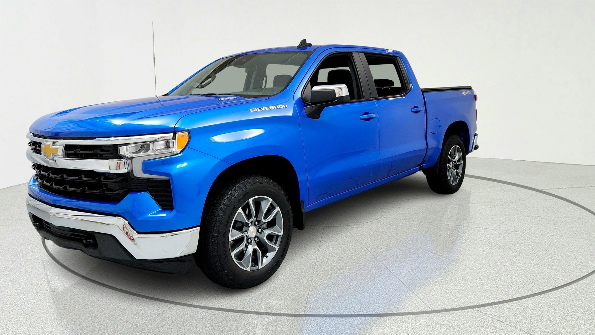 Riptide Blue Metallic 2025 Chevrolet Silverado 1500 Pickup Truck Four-Wheel Drive Automatic