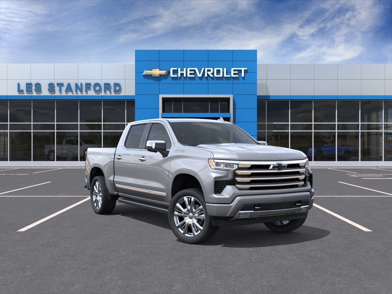 Sterling Gray Metallic 2026 Chevrolet Silverado 1500 Pickup Truck Four-Wheel Drive Automatic