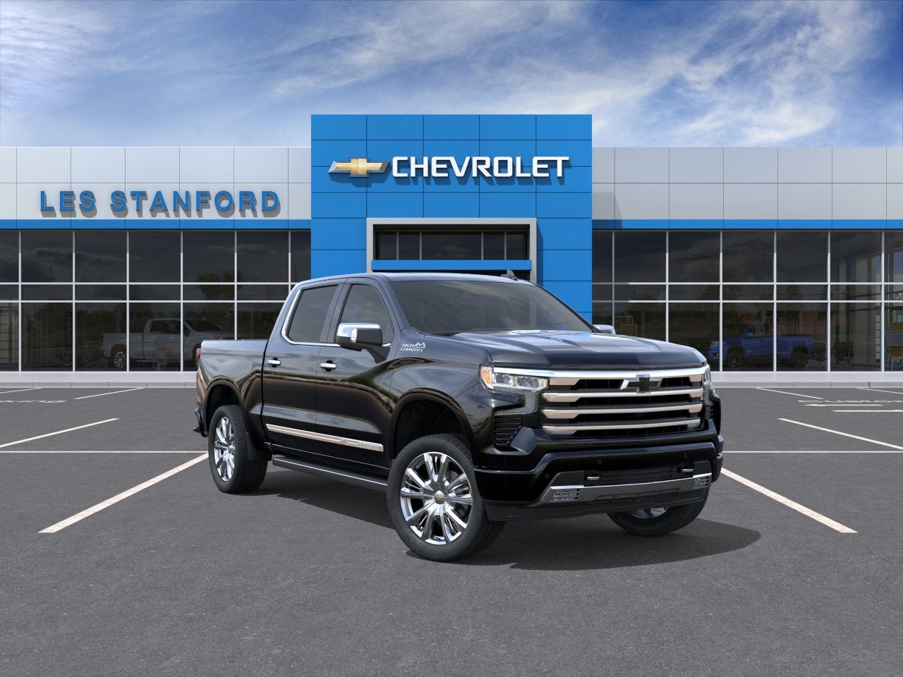 Black 2026 Chevrolet Silverado 1500 Pickup Truck Four-Wheel Drive Automatic